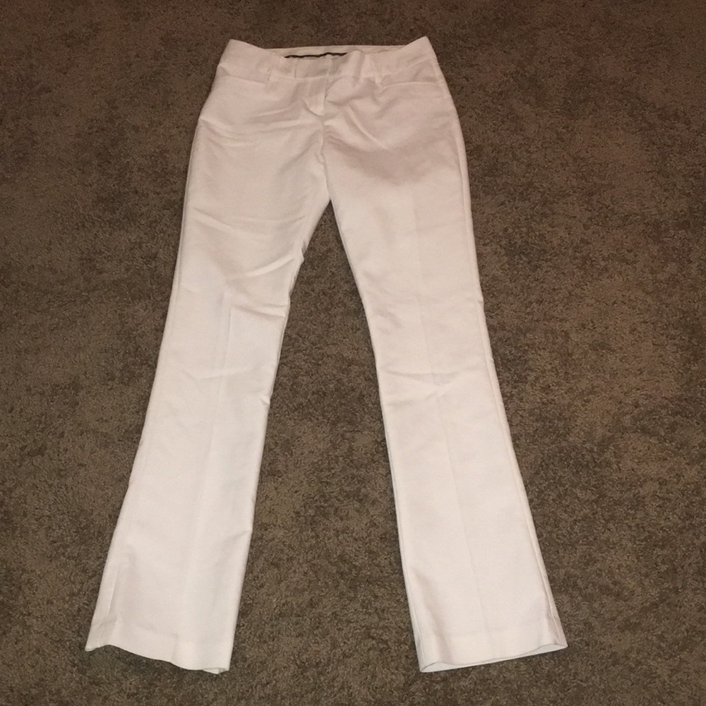 White dress pants